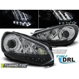 HEADLIGHTS TRUE DRL BLACK fits VW GOLF 6 10.08- 12, Golf 6