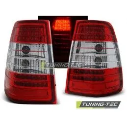 LED TAIL LIGHTS RED WHITE fits MERCEDES W124 E-KLASA KOMBI 09.85-95, Classe E W124