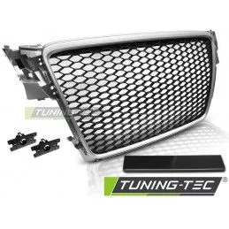 GRILLE SPORT SILVER fits AUDI A4 B8 08-11, A4/S4 B8