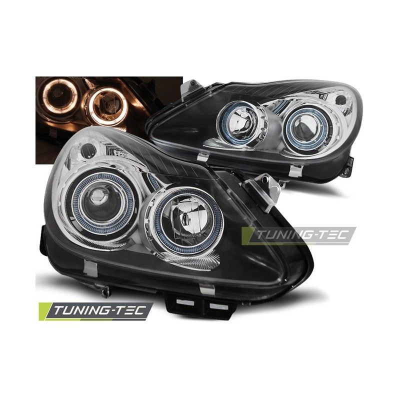 OPEL CORSA D 04.06-11 ANGEL EYES BLACK, Corsa D