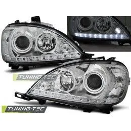 HEADLIGHTS DAYLIGHT CHROME fits MERCEDES W163 ML M-KLASA 09.01-05, ML W163