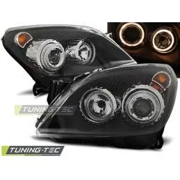 OPEL ASTRA H 03.04-09 ANGEL EYES BLACK, Astra H