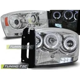 DODGE RAM 06-08 ANGEL EYES CHROME, Eclairage Dodge