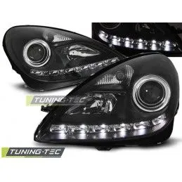 HEADLIGHTS DAYLIGHT BLACK fits MERCEDES R171 SLK 04-11, SLK R171