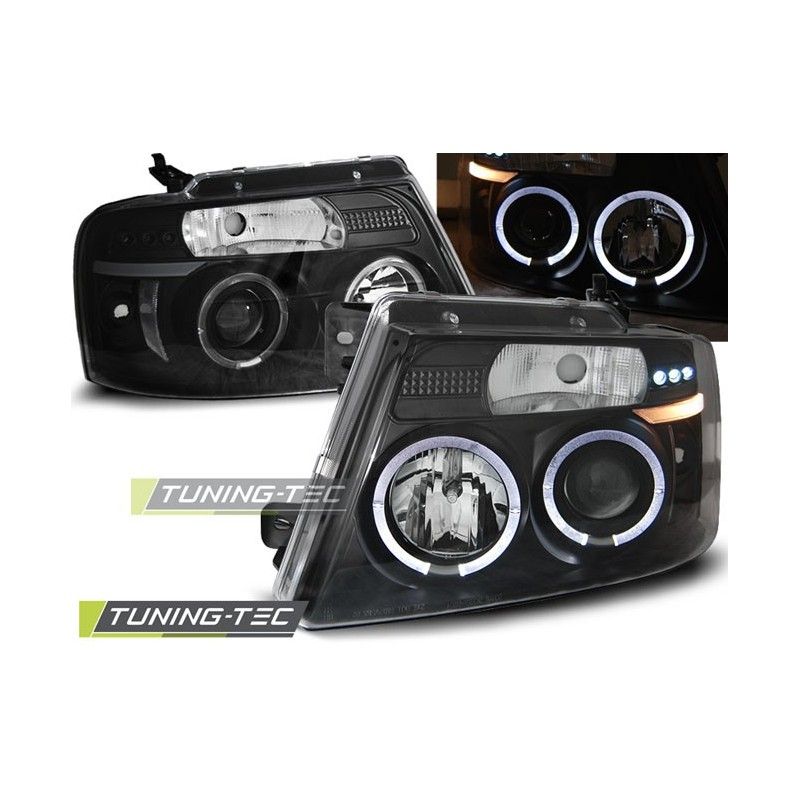 FORD F150 MK 11 04-08 ANGEL EYES BLACK, Eclairage Ford