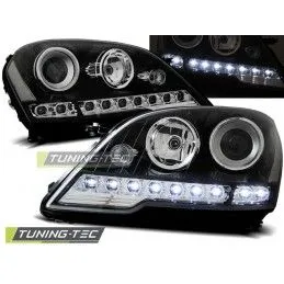 HEADLIGHTS DAYLIGHT BLACK fits MERCEDES W164 ML M-KLASA 08-, ML W164