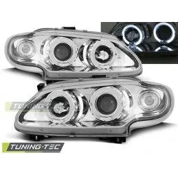 RENAULT MEGANE / SCENIC 96-99 ANGEL EYES CHROME, Megane I 95-02