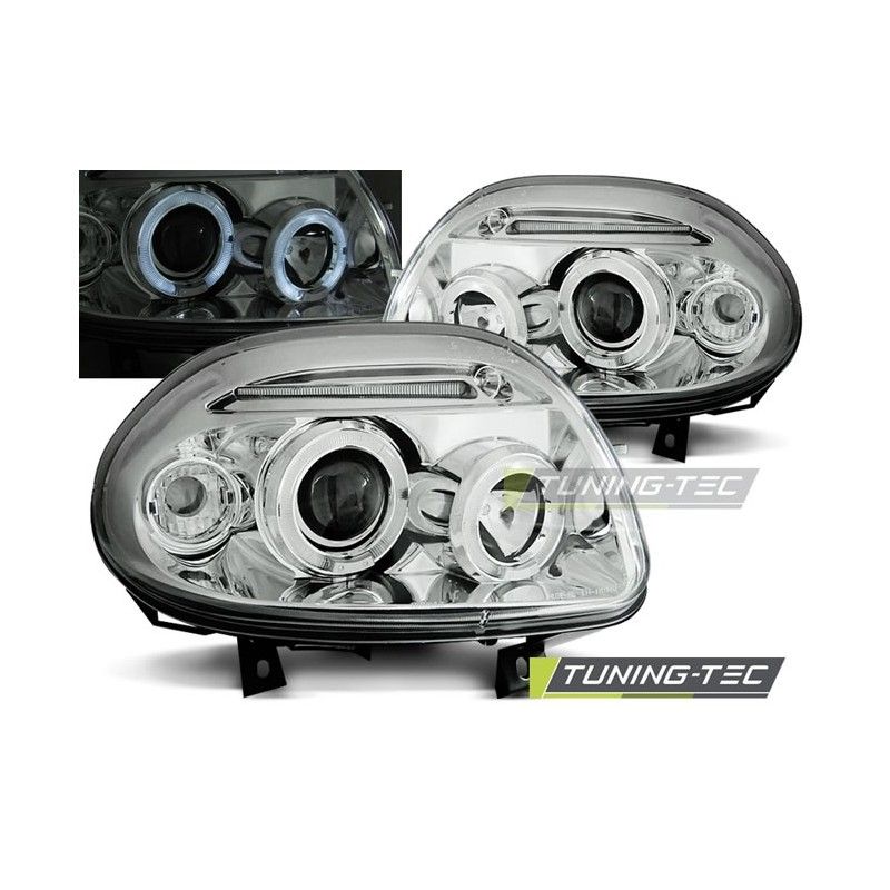 RENAULT CLIO II 09.98-05.01 ANGEL EYES CHROME, Clio II 98-05