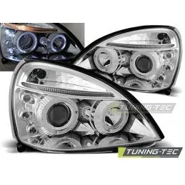 RENAULT CLIO II 06.01-09.05 ANGEL EYES CHROME, Clio II 98-05