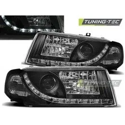 HEADLIGHTS DAYLIGHT BLACK fits SKODA OCTAVIA I 08.00-10, Octavia I 96-04