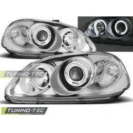 HONDA CIVIC 03.99-02.01 ANGEL EYES CHROME, Civic 6 96-00