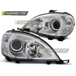 HEADLIGHTS CHROME fits MERCEDES W163 ML M-KLASA 03.98-08.01, ML W163