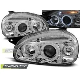 OPEL CORSA B 02.93-10.00 ANGEL EYES CHROME, Corsa B