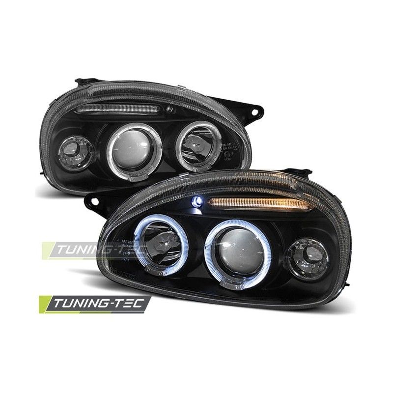 OPEL CORSA B 02.93-10.00 ANGEL EYES BLACK, Corsa B