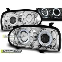 HEADLIGHTS ANGEL EYES CHROME fits VW GOLF 3 09.91-08.97, Golf 3