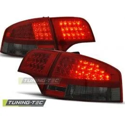 LED TAIL LIGHTS RED SMOKE fits AUDI A4 B7 11.04-11.07 SEDAN, A4 B7 04-08