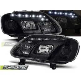 HEADLIGHTS DAYLIGHT BLACK fits VW TOURAN 02.03-10.06 / CADDY, Touran I 03-10