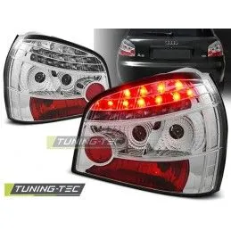 LED TAIL LIGHTS CHROME fits AUDI A3 08.96-08.00, A3 8L 96-03