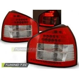 LED TAIL LIGHTS RED WHITE fits AUDI A3 08.96-08.00, A3 8L 96-03