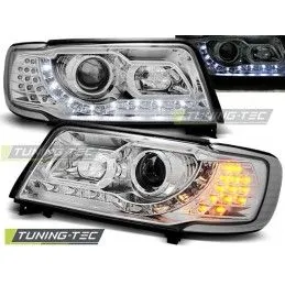 HEADLIGHTS DAYLIGHT CHROME fits AUDI 100 C4 12.90-06.94, 100