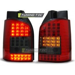 LED TAIL LIGHTS RED SMOKE fits VW T5 04.03-09, T5