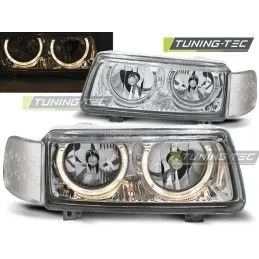 HEADLIGHTS ANGEL EYES CHROME fits VW PASSAT B4 11.93-05.97, Passat B4 93-96