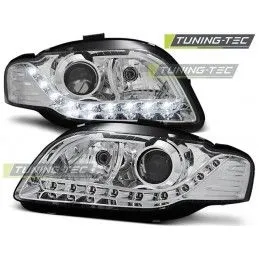 HEADLIGHTS DAYLIGHT CHROME fits AUDI A4 B7 11.04-03.08, A4 B7 04-08