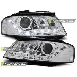 HEADLIGHTS DAYLIGHT CHROME fits AUDI A3 8P 05.03-03.08, A3 8P 03-08