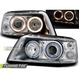 HEADLIGHTS ANGEL EYES CHROME fits VW T5 04.03-08.09, T5