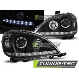 HEADLIGHTS DAYLIGHT BLACK fits MERCEDES W163 ML M-KLASA 09.01-05, ML W163