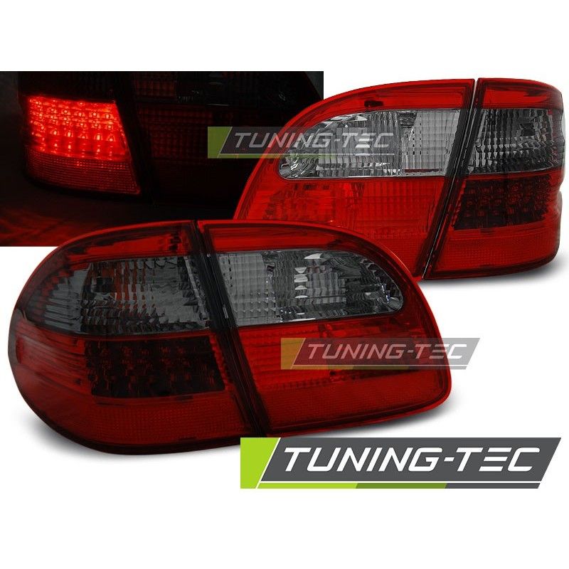 LED TAIL LIGHTS RED SMOKE fits MERCEDES W211 WAGON E-KLASA 02-06, Classe E W211