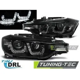 HEADLIGHTS U-LED LIGHT BLACK fits BMW F30/F31 10.11 - 05.15, Serie 3 F30/F31