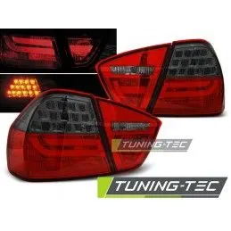 LED BAR TAIL LIGHTS RED SMOKE fits BMW E90 03.05-08.08, Serie 3 E90/E91