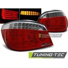 LED TAIL LIGHTS RED WHITE fits BMW E60 07.03-07, Serie 5 E60/61