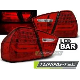 LED BAR TAIL LIGHTS RED fits BMW E90 03.05-08.08, Serie 3 E90/E91