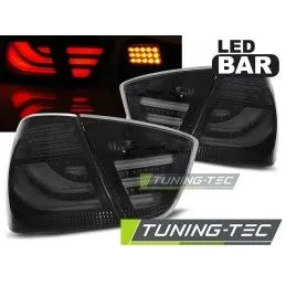 LED BAR TAIL LIGHTS SMOKE BLACK fits BMW E90 03.05-08.08, Serie 3 E90/E91