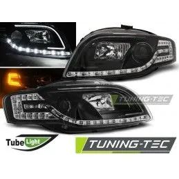 HEADLIGHTS TUBE LIGHT BLACK fits AUDI A4 B7 11.04-03.08, A4 B7 04-08