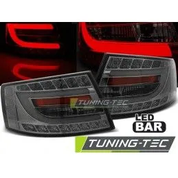 LED TAIL LIGHTS SMOKE fits AUDI A6 C6 SEDAN 04.04-08 6PIN, A6 4F C6 04-10