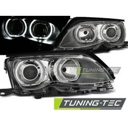 HEADLIGHTS ANGEL EYES LED CHROME fits BMW E46 09.01-03.05, Eclairage Bmw