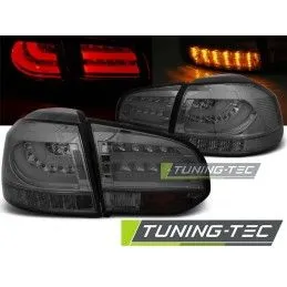 LED BAR TAIL LIGHTS SMOKE fits VW GOLF 6 10.08-12, Golf 6