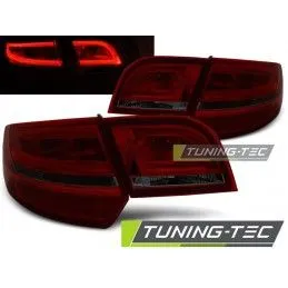 LED TAIL LIGHTS RED SMOKE fits AUDI A3 8P 04-08 SPORTBACK, A3 8P 03-08