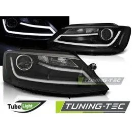 HEADLIGHTS TUBE LIGHT BLACK fits VW JETTA VI 1.11-18, Eclairage Volkswagen