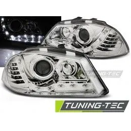 HEADLIGHTS DAYLIGHT CHROME fits SEAT IBIZA 6L 04.02-08, Ibiza 6L 02-08