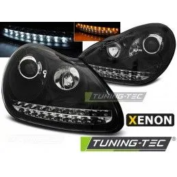 XENON HEADLIGHTS DAYLIGHT BLACK fits PORSCHE CAYENNE 02-06, Cayenne