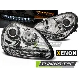 XENON HEADLIGHTS DAYLIGHT CHROME fits PORSCHE CAYENNE 02-06, Cayenne