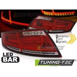 LED BAR TAIL LIGHTS RED WHIE fits AUDI TT 04.06-02.14, TT 8J 06-14