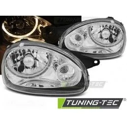 OPEL CORSA B 02.93-10.00 ANGEL EYES CHROME, Corsa B