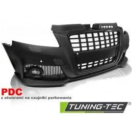 FRONT BUMPER SPORT BLACK PDC fits AUDI A3 08-12, A3/ S3/ RS3 8P