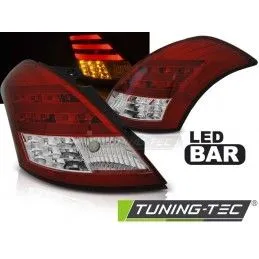 SUZUKI SWIFT V 10- RED WHITE LED BAR, Swift II 10-17