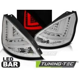 FORD FIESTA MK7 08-12 HB CHROME LED BAR, Fiesta